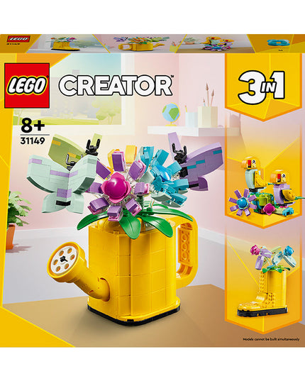 LEGO® Creator 3in1 Flowers in Watering Can Nature Toys 31149