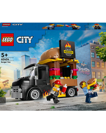 LEGO® City Burger Van, Food Truck Toy Playset 60404