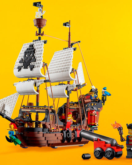 LEGO® Creator 3in1 Pirate Ship Toy Model Building Kit 31109