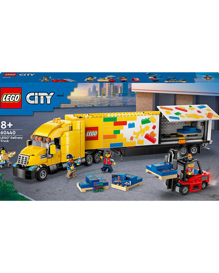 LEGO® City Yellow Delivery Truck Building Toy Set 60440