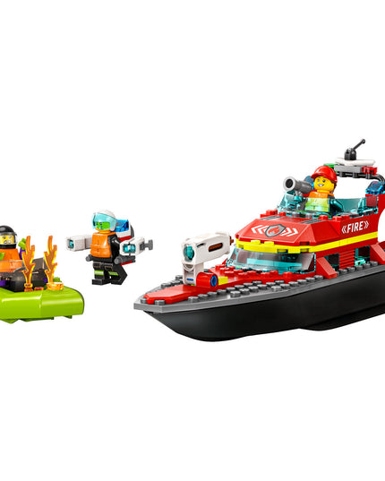 LEGO® City Fire Rescue Boat Building Toy Set 60373