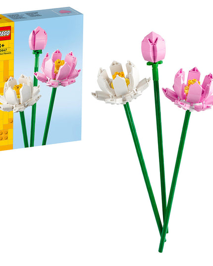 LEGO® Lotus Flowers Desk Decoration Set 40647