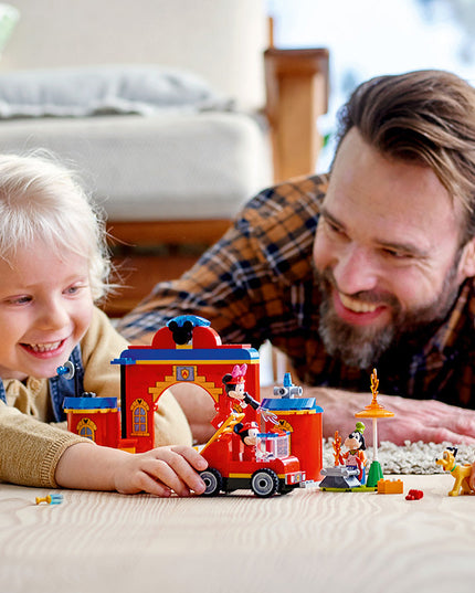 LEGO® ǀ Disney Mickey and Friends – Mickey & Friends Fire Truck & Station Building Kit 10776