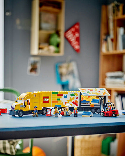LEGO® City Yellow Delivery Truck Building Toy Set 60440