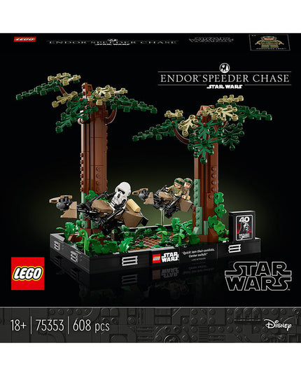 LEGO® Star Wars™ Endor™ Speeder Chase Diorama Building Set 75353