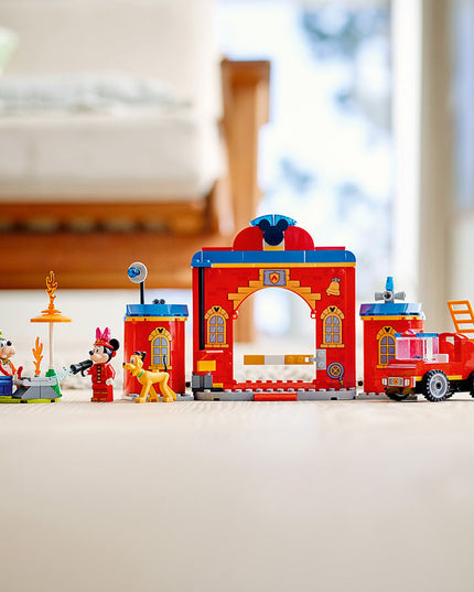LEGO® ǀ Disney Mickey and Friends – Mickey & Friends Fire Truck & Station Building Kit 10776