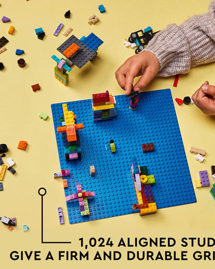 LEGO® Classic Blue Baseplate Building Kit 11025