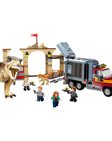 LEGO® Jurassic World T. rex & Atrociraptor Dinosaur Breakout 76948