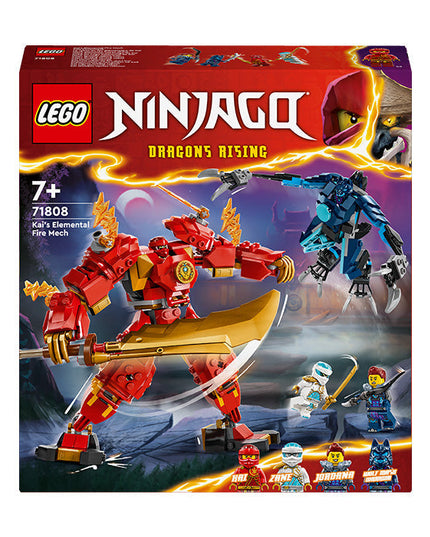 LEGO® NINJAGO® Kai’s Elemental Fire Mech Toy Set 71808