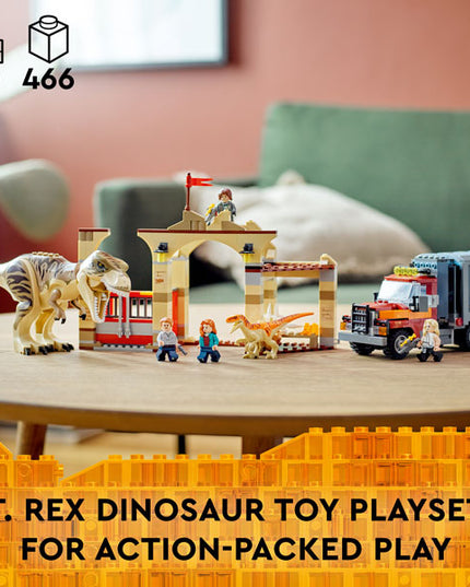 LEGO® Jurassic World T. rex & Atrociraptor Dinosaur Breakout 76948