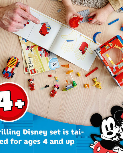 LEGO® ǀ Disney Mickey and Friends – Mickey & Friends Fire Truck & Station Building Kit 10776
