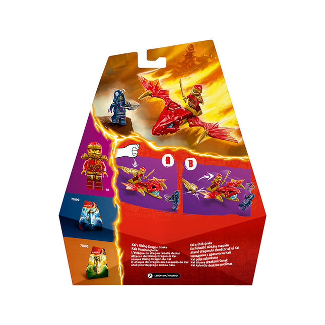 LEGO® NINJAGO® Kai’s Rising Dragon Strike Ninja Toy Set 71801
