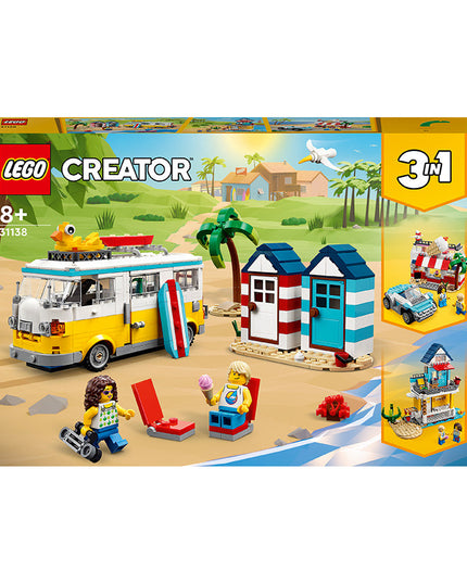 LEGO® Creator Beach Camper Van Building Toy Set 31138