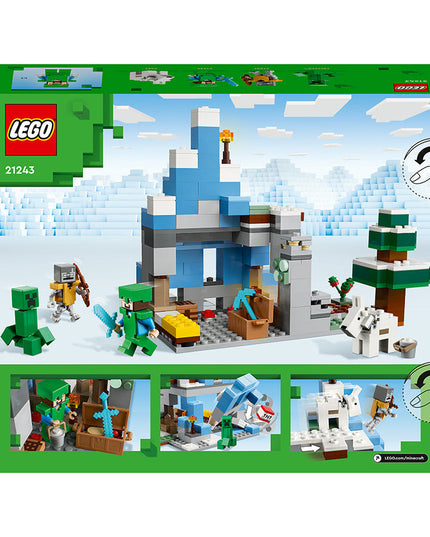 LEGO® Minecraft® The Frozen Peaks Building Toy Set 21243
