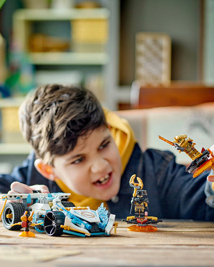 LEGO® NINJAGO® Zane’s Dragon Power Spinjitzu Racing Car Building Set 71791