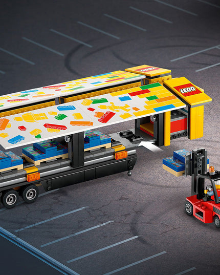 LEGO® City Yellow Delivery Truck Building Toy Set 60440