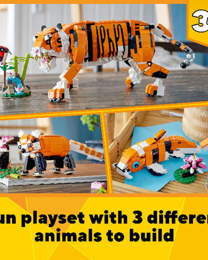 LEGO® Creator 3in1 Majestic Tiger Building Kit 31129