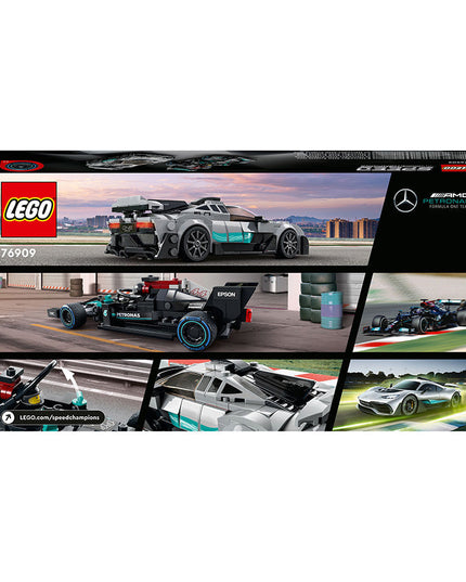 LEGO® Speed Champions Mercedes-AMG F1 W12 E Performance & Mercedes-AMG Project One 76909