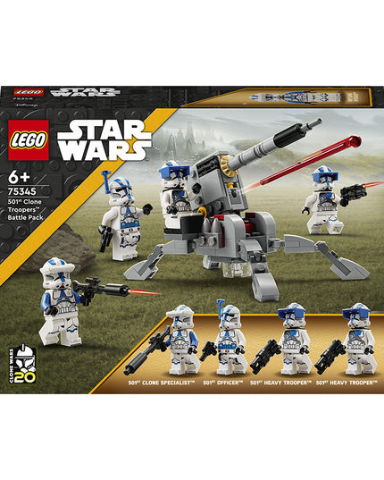 LEGO® Star Wars™ 501st Clone Troopers™ Battle Pack Building Toy Set 75345